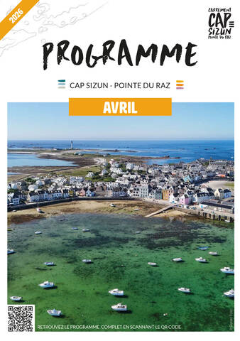 Programme des animations d'avril en Cap Sizun