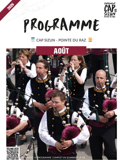 Programme des animations août 2026 - Cpa Sizun
