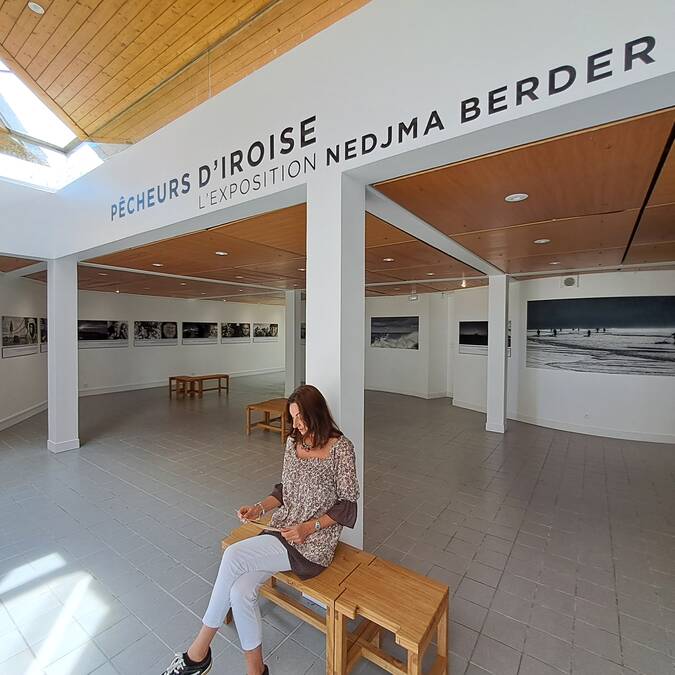 Exposition dans la Maison de site de la Pointe du Raz à Plogoff © Dimitri Poixe