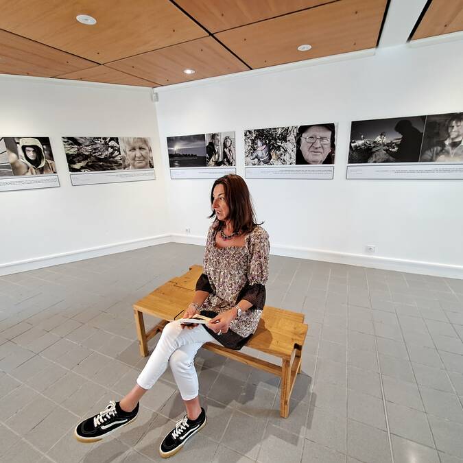 Exposition dans la Maison de site de la Pointe du Raz à Plogoff © Dimitri Poixe