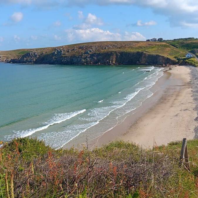  La Baie des Trépassés depuis le sentier côtier sud © Ludivine Arhan